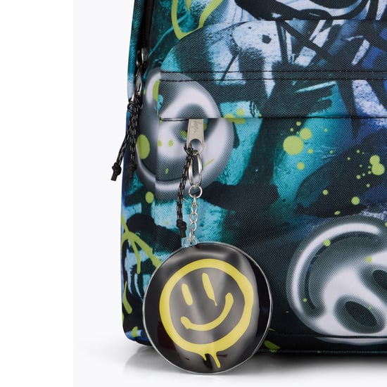 Mochila para Niños Multi Visionaria con Estampado de Graffiti | Mochila Escolar de 18L con Compartimento para Laptop - Image 5