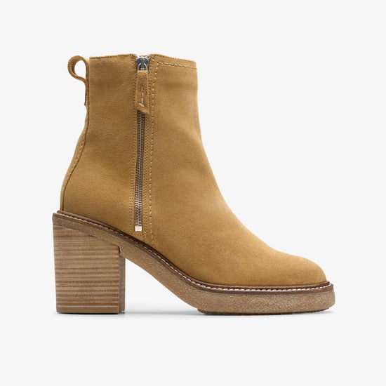 Cassiano Zip Light Tan Suede Botas - Image 1