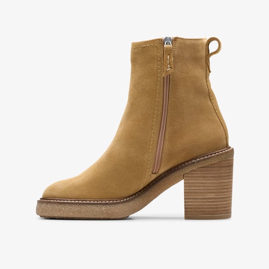 Cassiano Zip Light Tan Suede Botas - Image 2