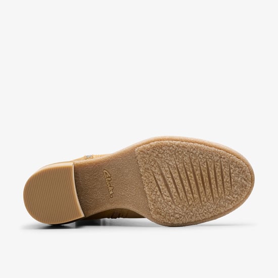 Cassiano Zip Light Tan Suede Botas - Image 3