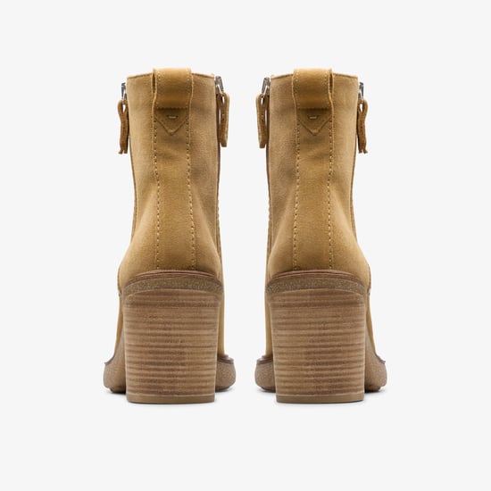 Cassiano Zip Light Tan Suede Botas - Image 5