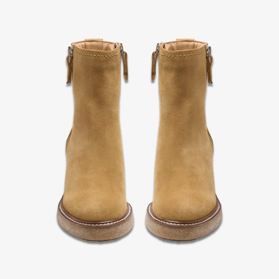 Cassiano Zip Light Tan Suede Botas - Image 6