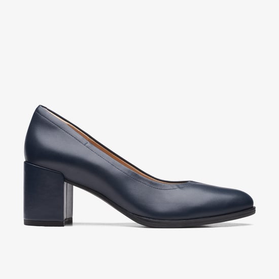Zapatos de Cuero Navy Freva55 Court - Image 1