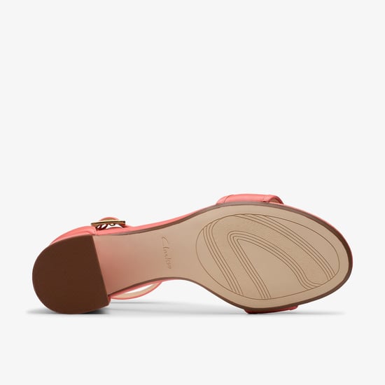 Sandalias de cuero coral Ezoria Mae - Image 3