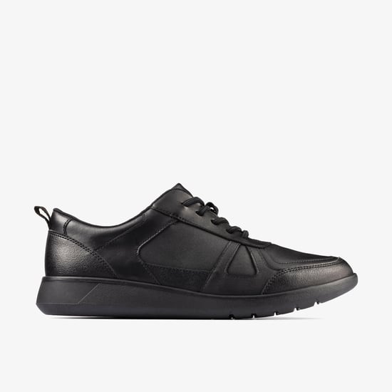 Zapatos de Cuero Negro Scape Track Y - Image 1