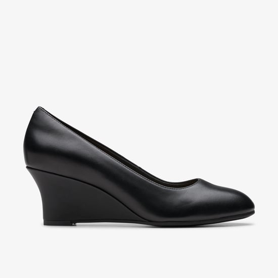 Olivette Pearl Black Leather Zapatos - Image 1