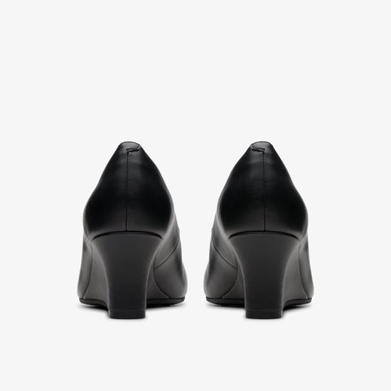 Olivette Pearl Black Leather Zapatos - Image 5