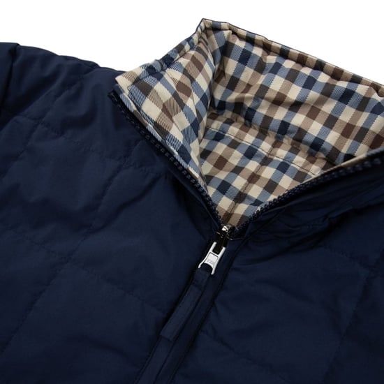 Chaqueta Reversible Aquascutum Active Rlg Azul Marino - Image 4