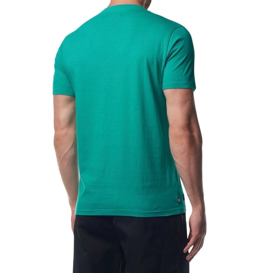 Camiseta Básica Aquascutum Active Beach Con Logotipo Grande Verde - Image 4