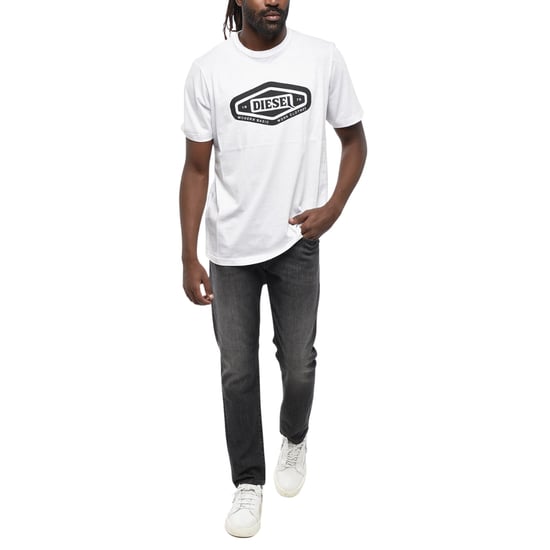 Camiseta Básica Blanca Con Logotipo Moderno De Diesel - Image 4