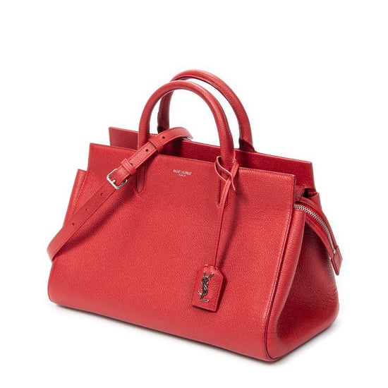 Yves Saint Laurent Small Cabas Rive Gauche  en  Red Cuero de ternero - Image 2