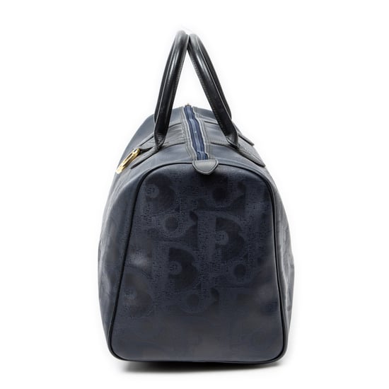 Dior Vintage Medium Travel Boston en Marina Lienzo recubierto - Image 3