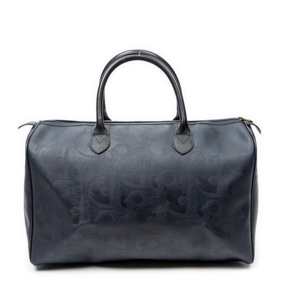 Dior Vintage Medium Travel Boston en Marina Lienzo recubierto - Image 5