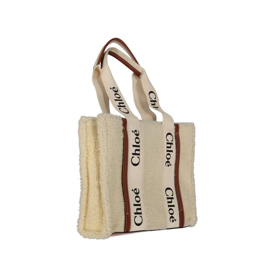 Bolso Tote de Borreguito Chloé Woody - Image 3