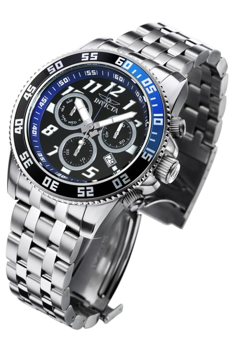 Invicta Pro Diver 20478 Reloj de Hombre - Movimiento de Cuarzo - Acero Inoxidable con Esfera Negra - 50 mm - Image 2