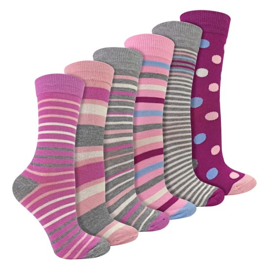 Paquete de 6 Calcetines de Bambú para Damas Suaves Transpirables con Diseño para el Uso Diario - Image 3