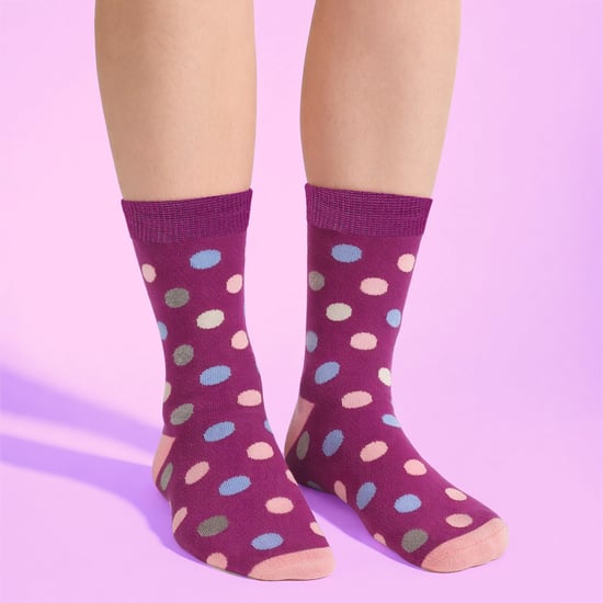 Paquete de 6 Calcetines de Bambú para Damas Suaves Transpirables con Diseño para el Uso Diario - Image 4
