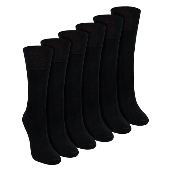 Paquete de 6 Calcetines de Bambú para Damas Sin Elasticidad Suaves Transpirables para Uso Diario - Image 1