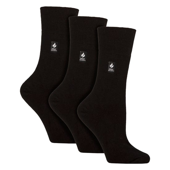 Paquete de 3 calcetines térmicos para mujeres, cálidos, de invierno, tipo crew con interior cepillado - Image 1