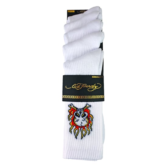 Paquete de 5 calcetines de hombre con diseño de calaveras, suaves, transpirables y casuales - Image 2
