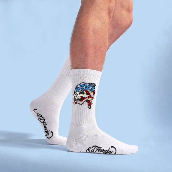 Paquete de 5 calcetines de hombre con diseño de calaveras, suaves, transpirables y casuales - Image 3