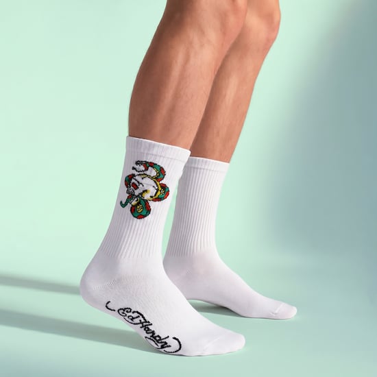 Paquete de 5 calcetines de hombre con diseño de calaveras, suaves, transpirables y casuales - Image 5