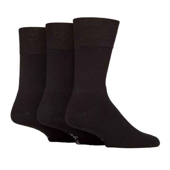 Paquete de 3 calcetas de bambú para hombres, suaves, transpirables y acolchadas. - Image 1