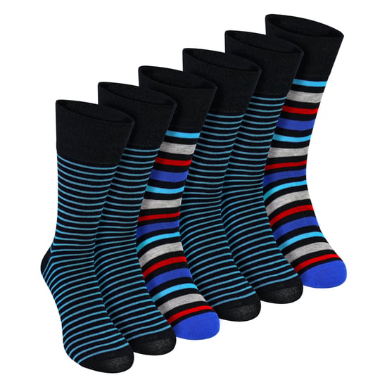 Paquete de 6 Calcetines de Bambú para Hombre Sin Elastano Suaves Transpirables para Comodidad Diaria - Image 1