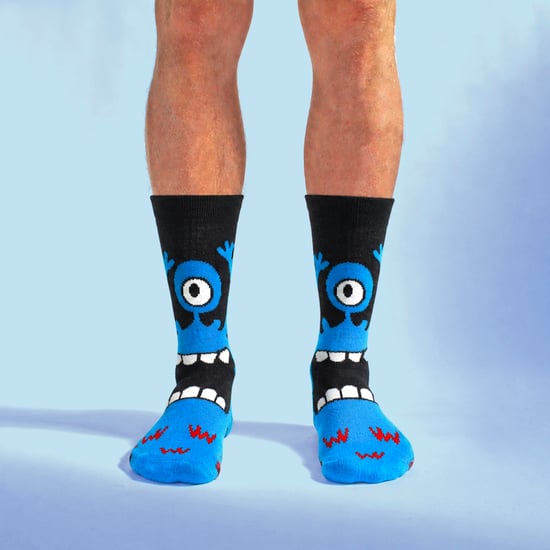 Paquete de 10 calcetines monstruo de algodón para hombres, diseño divertido, calcetines casuales para el día a día - Image 4