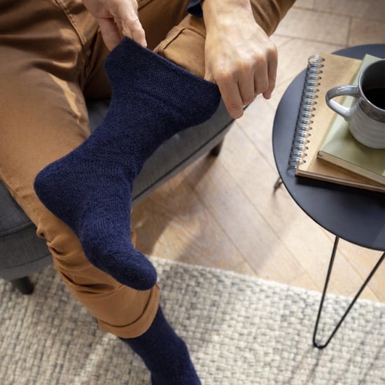 Paquete de 3 pares de calcetines de lana para hombres, cálidos, acolchados, para caminar, tipo crew - Image 3
