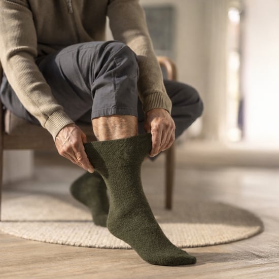 Paquete de 3 pares de calcetines de lana para hombres, cálidos, acolchados, para caminar, tipo crew - Image 5