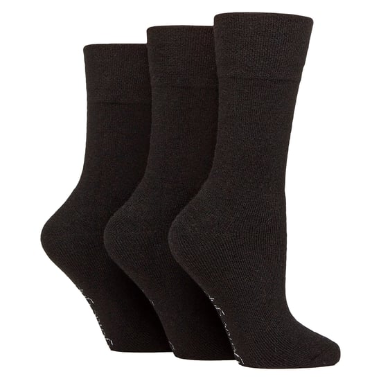 Paquete de 3 pares de calcetines de lana para mujer, cálidos, acolchados y de senderismo tipo crew - Image 1