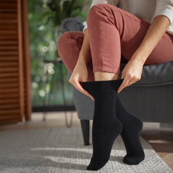 Paquete de 3 pares de calcetines de lana para mujer, cálidos, acolchados y de senderismo tipo crew - Image 3