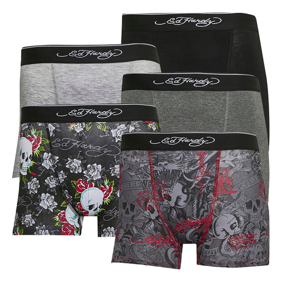 Pack de 5 Boxers de Algodón Elasticado para Hombre con Cintura Elástica - Image 1