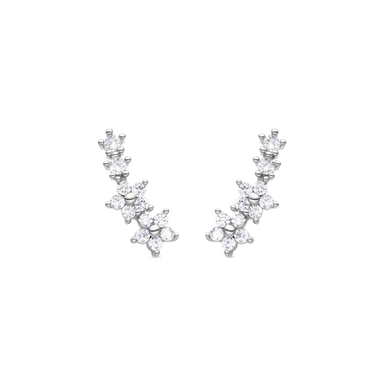 Pendientes Luxenter de Circonita Brillante acabados en rodio - Olea - Image 1