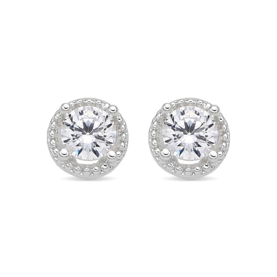 Pendientes Luxenter con Circonita Brillante acabado plata - Shog - Image 1