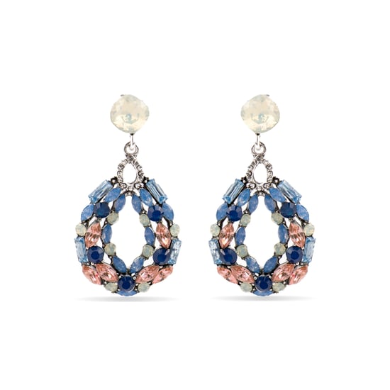 Pendientes Luxenter con Cristal Multicolor acabado plata - Liodas - Image 1