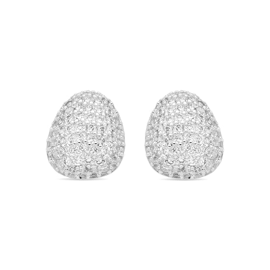 Pendientes Luxenter con Circonita Brillante acabado plata - Oreao - Image 1