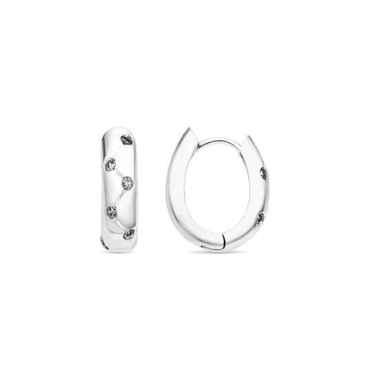 Pendientes Luxenter con - acabado plata - Gruk - Image 1