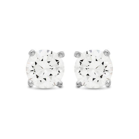 Pendientes Luxenter De Plata De Ley 925 con Circonita Brillante acabado rodio - Básico - Image 1