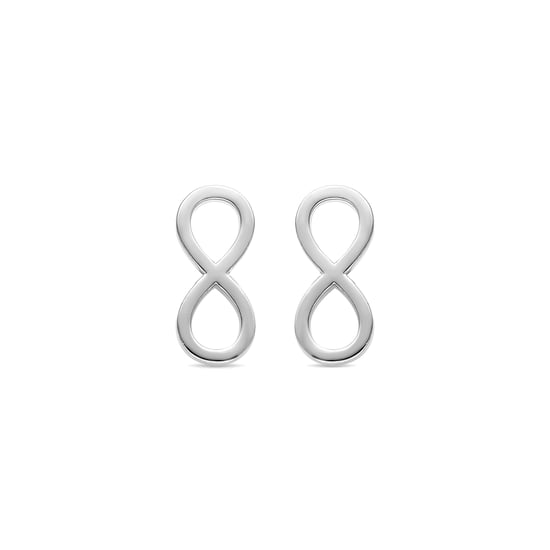Pendientes Luxenter de Circonita Brillante acabados en rodio - Infinity - Image 1