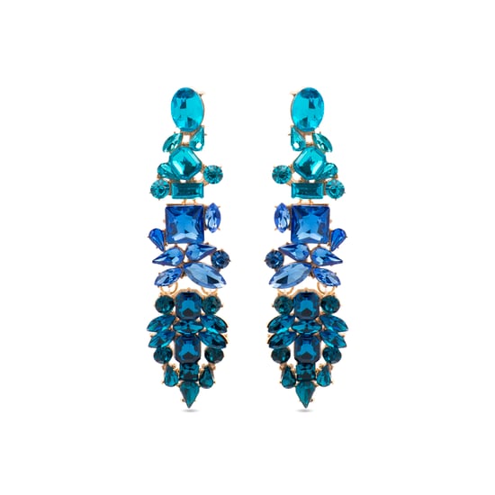 Pendientes Luxenter con Cristal Multicolor acabado oro 18k - Karaf - Image 1