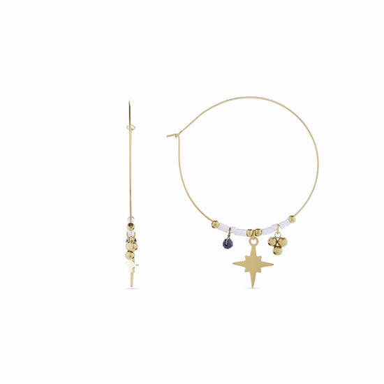 Pendientes Luxenter de Onix acabados en oro amarillo de 18K- Hanfi - Image 1