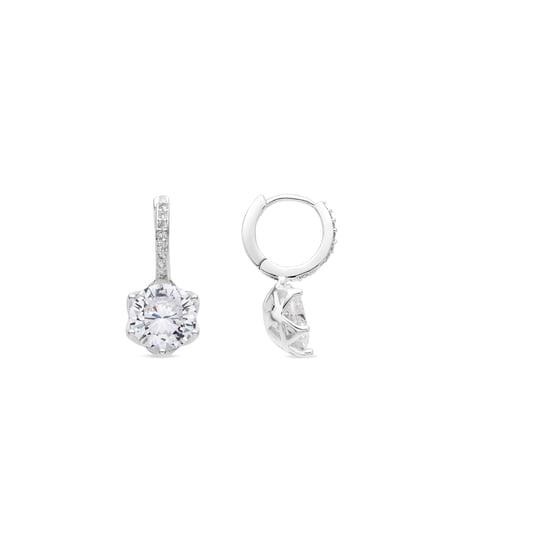 Pendientes Luxenter con Circonita Brillante acabado plata - Musban - Image 1
