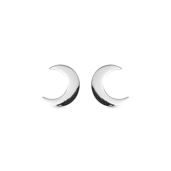 Pendientes Luxenter de Plata de Ley 925 acabados en rodio - Crescent - Image 1