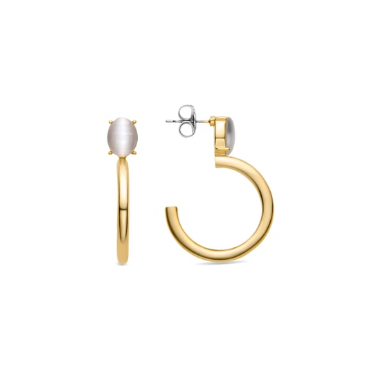 Pendientes Luxenter acabados en oro amarillo de 18K - Andoc - Image 1