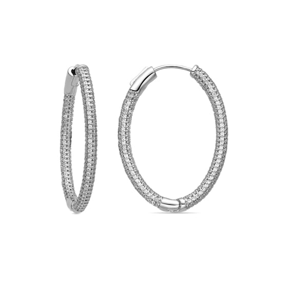 Pendientes Luxenter con - acabado plata - Libub - Image 1
