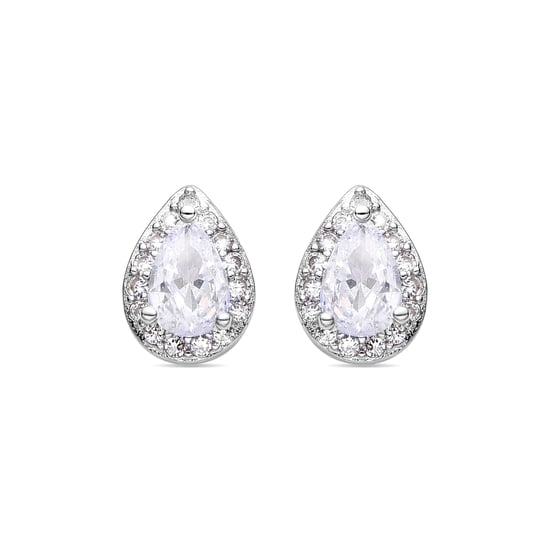 Pendientes Luxenter de Circonita Brillante acabados en rodio - Nexan - Image 1