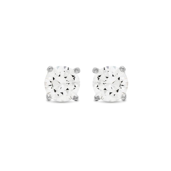 Pendientes Luxenter De Plata De Ley 925 con Circonita Brillante acabado rodio - Básico - Image 1