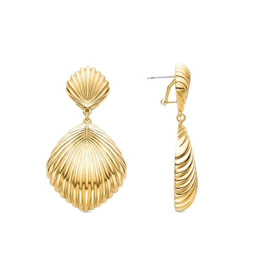 Pendientes Luxenter acabados en oro amarillo de 18K - Kaizal - Image 1